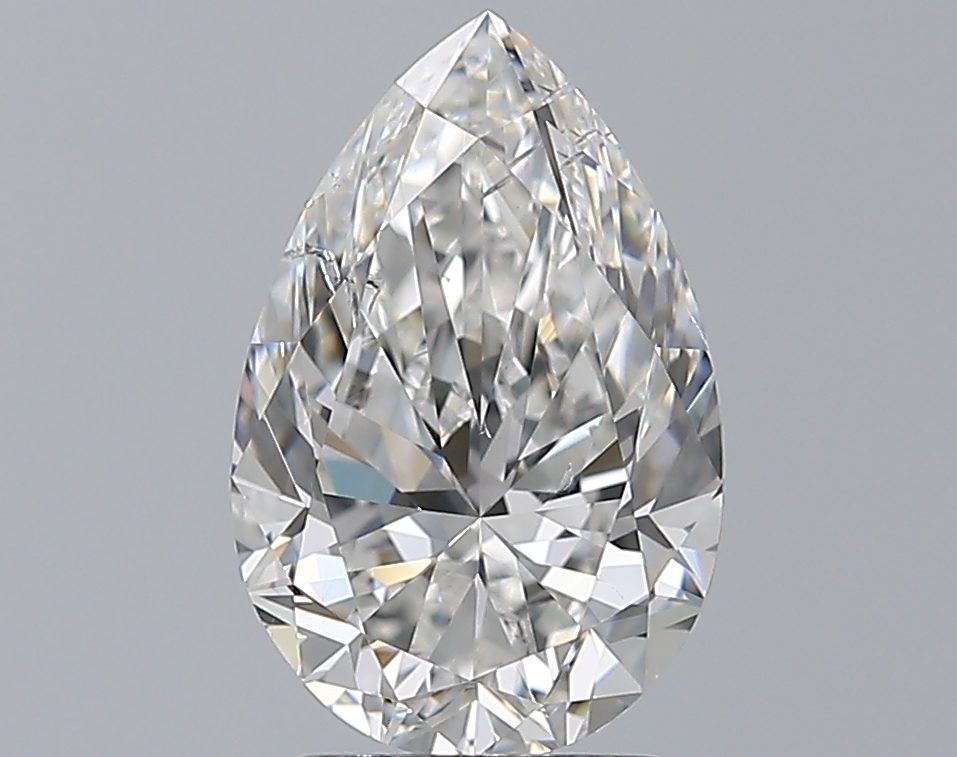 2.5 CaratF-SI2 - Cut Pear Diamond