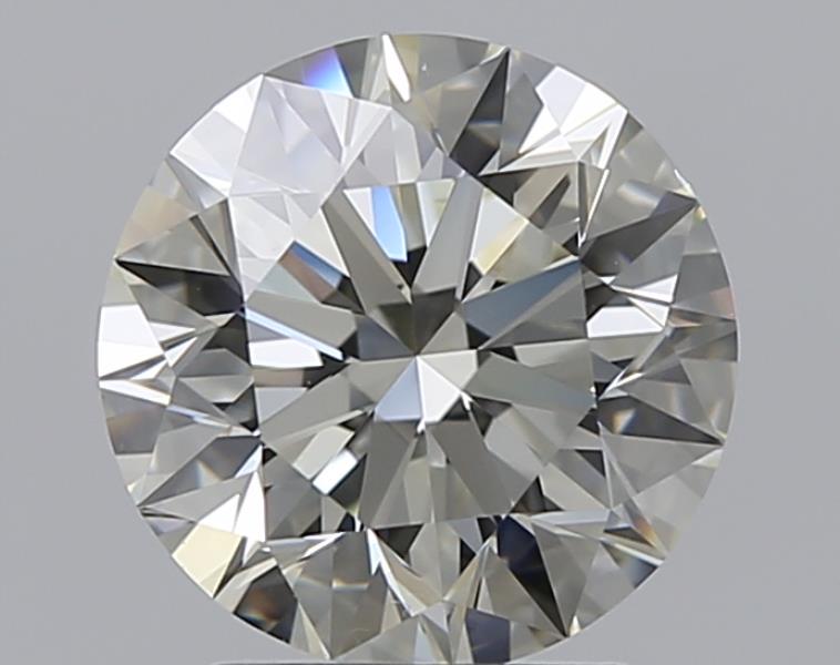 2.01 CaratL-VS2 EX Cut Round Diamond