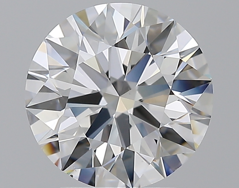 3 CaratF-VS2 EX Cut Round Diamond