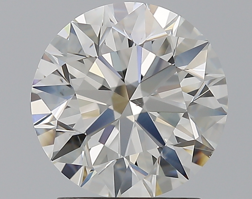 2.01 CaratJ-VS2 EX Cut Round Diamond