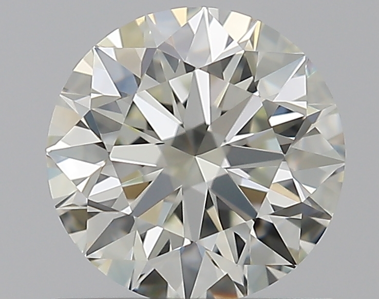 0.77 CaratK-VVS1 EX Cut Round Diamond