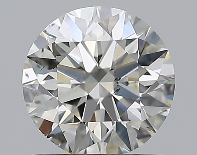 0.77 CaratK-SI1 EX Cut Round Diamond