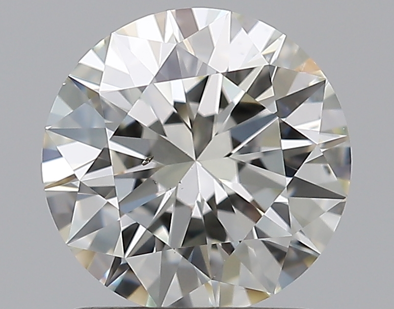 1 CaratJ-SI1 EX Cut Round Diamond