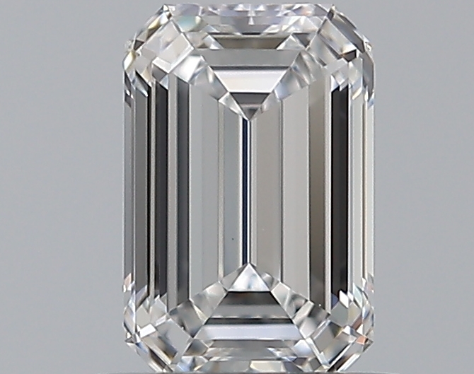 0.62 CaratE-VS1 - Cut Emerald Diamond
