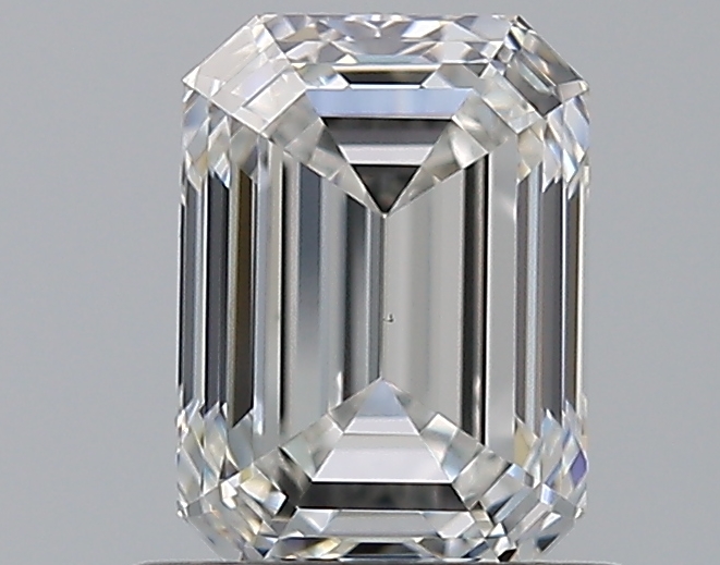 0.96 CaratF-VS1 - Cut Emerald Diamond