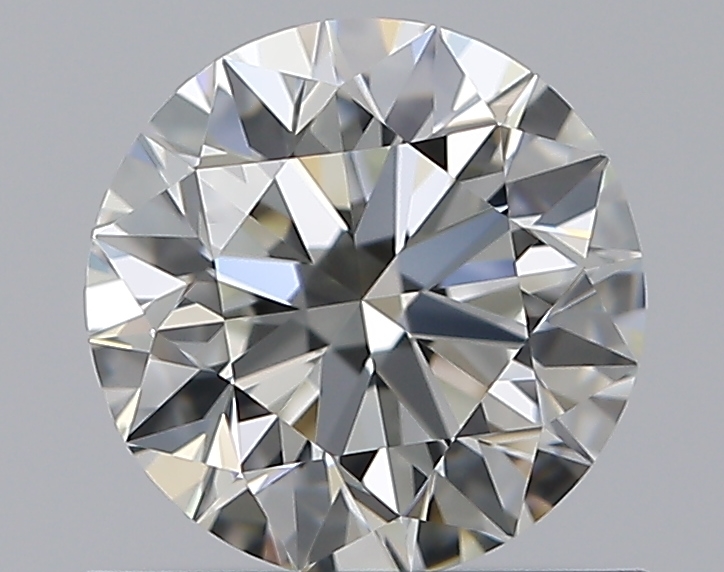 0.75 CaratJ-VVS2 EX Cut Round Diamond