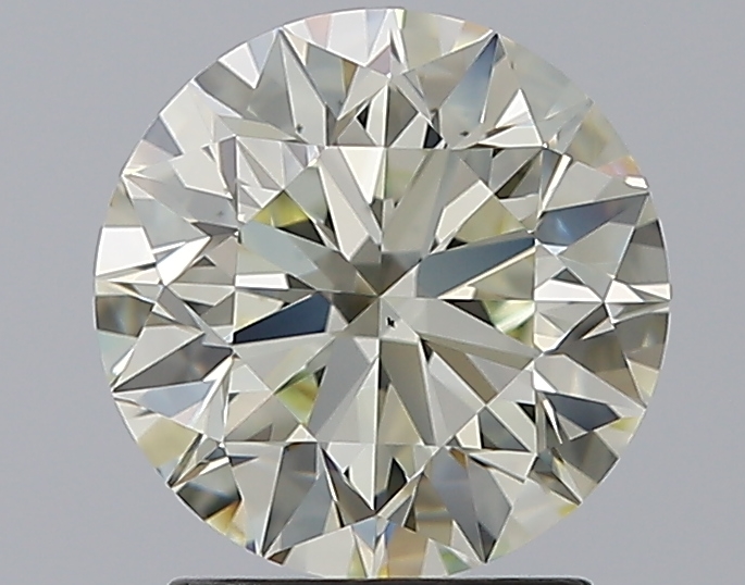 2.02 CaratO-P-VS2 EX Cut Round Diamond