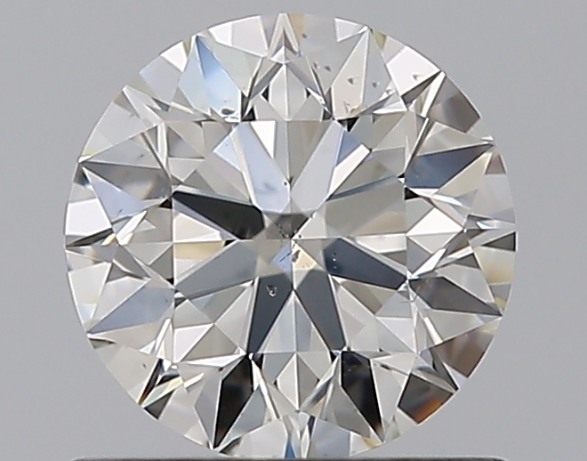0.85 CaratJ-SI1 EX Cut Round Diamond