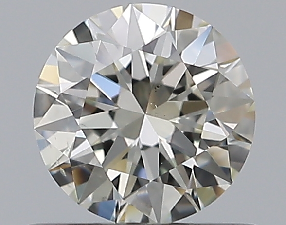 0.5 CaratK-SI1 EX Cut Round Diamond