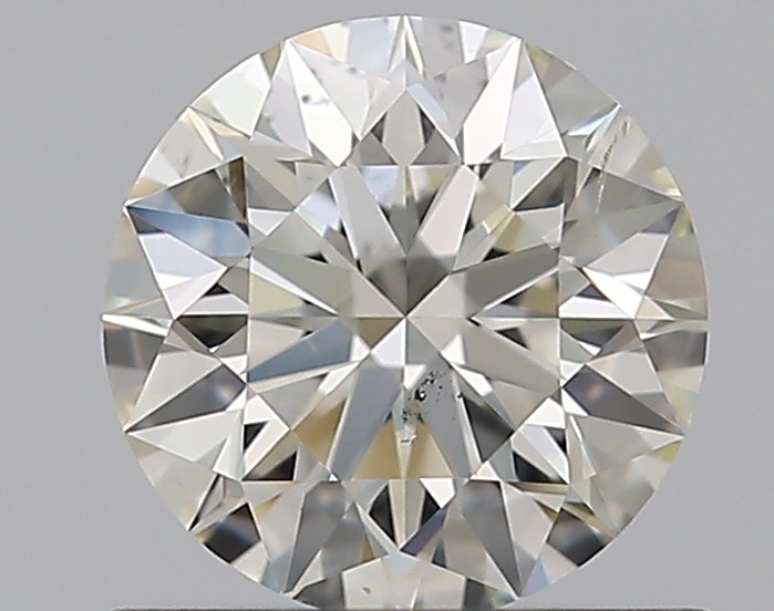 0.75 CaratK-SI2 EX Cut Round Diamond