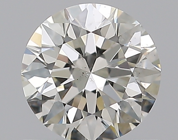 0.72 CaratJ-SI2 EX Cut Round Diamond