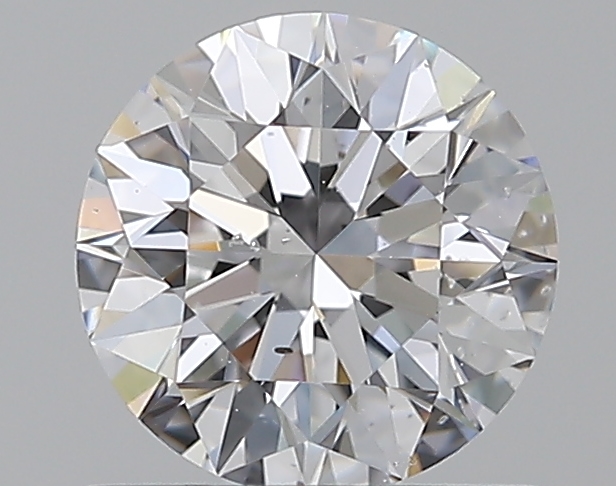 0.81 CaratD-SI2 EX Cut Round Diamond