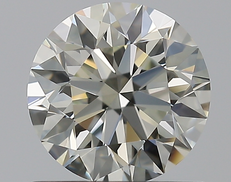0.9 CaratL-VVS1 EX Cut Round Diamond