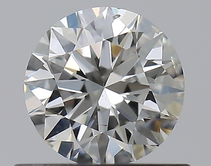 0.55 CaratJ-SI2 EX Cut Round Diamond