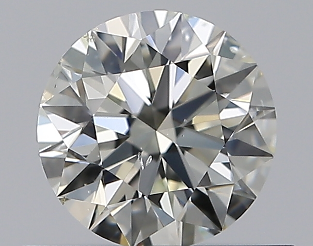 0.51 CaratL-SI1 EX Cut Round Diamond