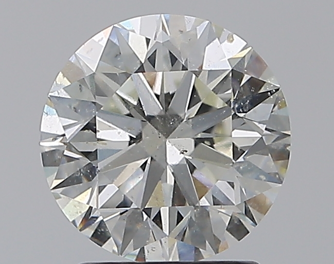 2.01 CaratJ-SI2 EX Cut Round Diamond