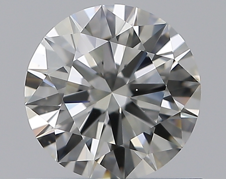 0.71 CaratJ-VS2 EX Cut Round Diamond