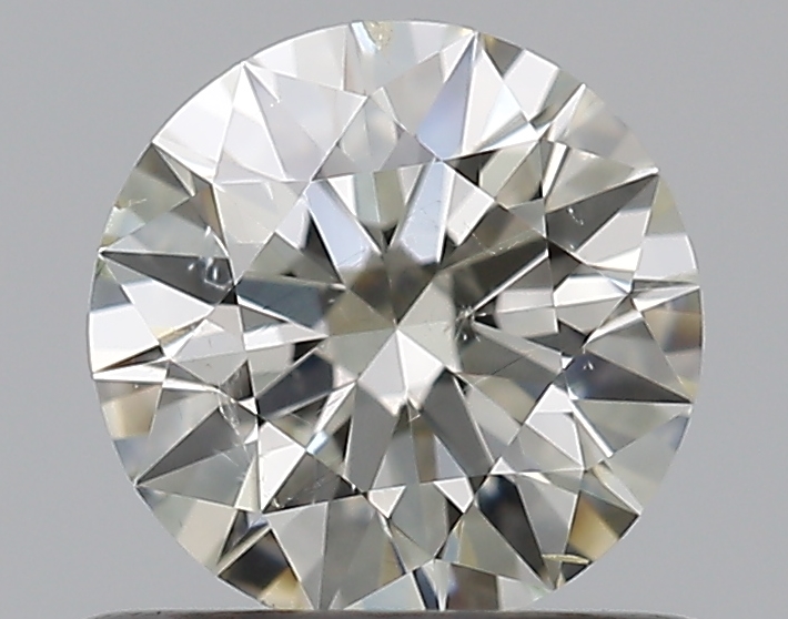 0.52 CaratK-SI2 EX Cut Round Diamond