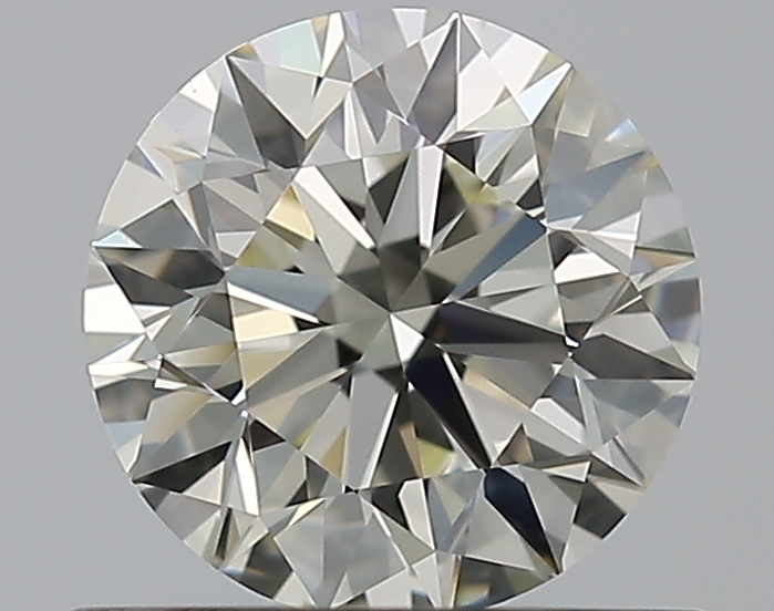 0.7 CaratL-VS1 EX Cut Round Diamond