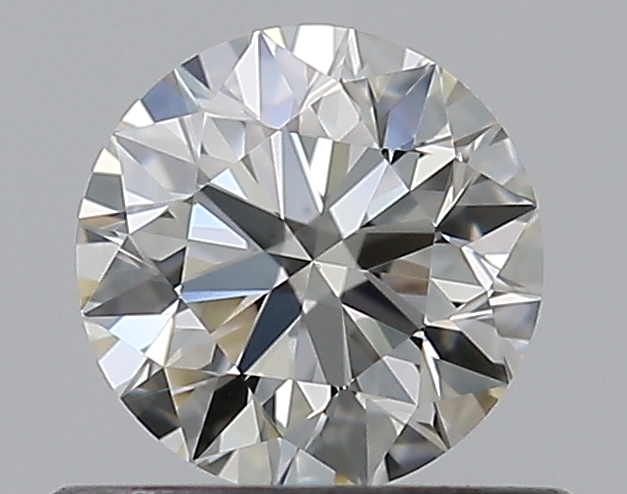 0.5 CaratJ-VS1 EX Cut Round Diamond