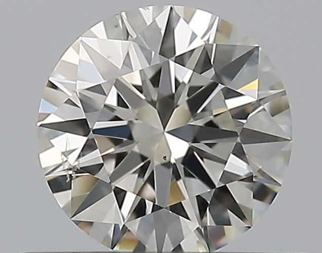 0.46 CaratJ-SI1 EX Cut Round Diamond