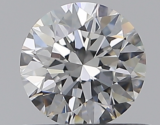 0.5 CaratF-VS2 EX Cut Round Diamond