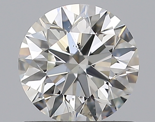 0.76 CaratI-SI1 EX Cut Round Diamond