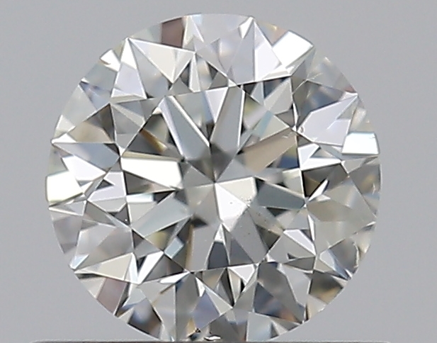 0.5 CaratJ-SI1 EX Cut Round Diamond