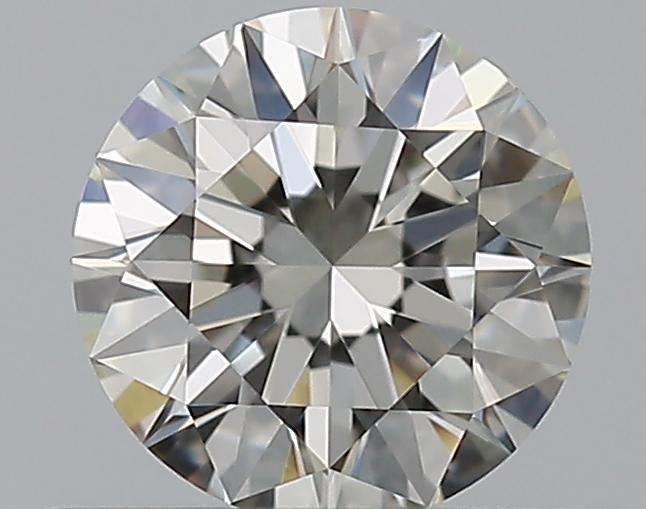 0.52 CaratJ-VVS1 EX Cut Round Diamond