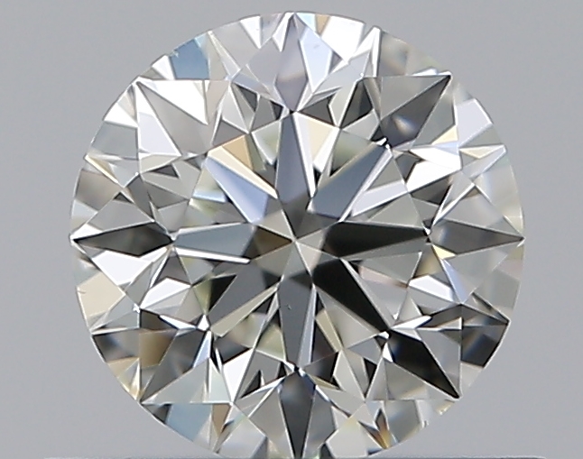 0.56 CaratJ-VS2 EX Cut Round Diamond