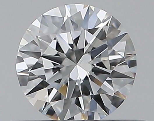 0.33 CaratF-VS2 EX Cut Round Diamond