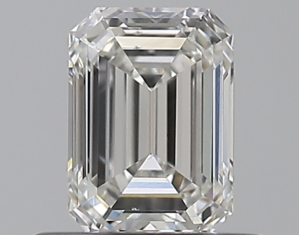 0.59 CaratH-VS2 - Cut Emerald Diamond
