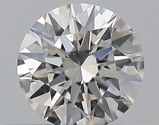 0.33 CaratF-SI1 EX Cut Round Diamond