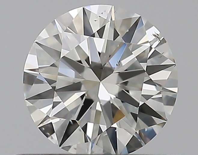 0.5 CaratK-SI1 EX Cut Round Diamond