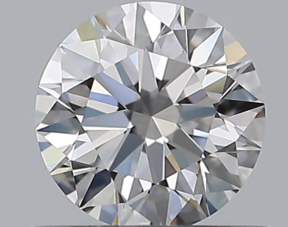 0.53 CaratE-IF EX Cut Round Diamond