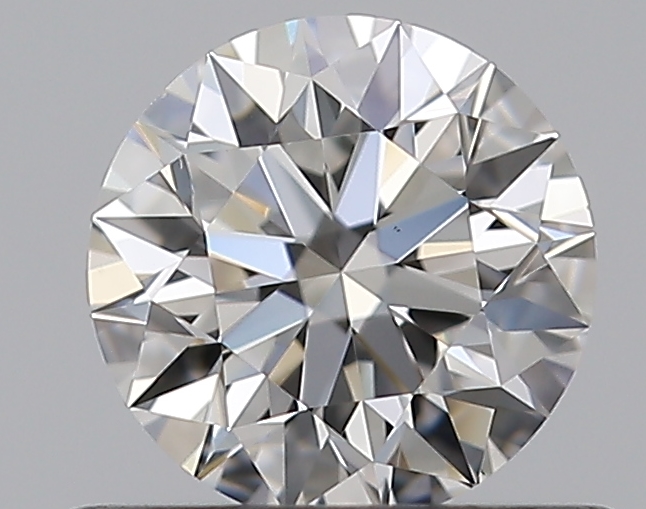 0.5 CaratF-VS1 EX Cut Round Diamond