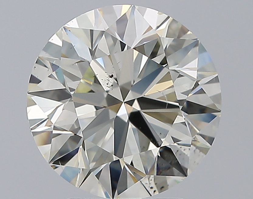 3.61 CaratL-SI2 EX Cut Round Diamond
