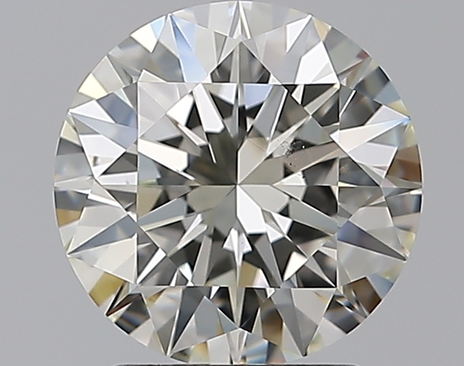 2 CaratJ-VS2 EX Cut Round Diamond