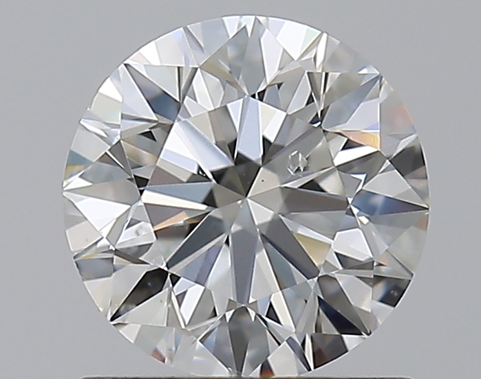 1 CaratH-SI2 EX Cut Round Diamond