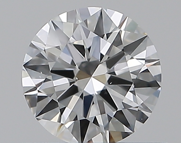 0.5 CaratF-VS2 EX Cut Round Diamond