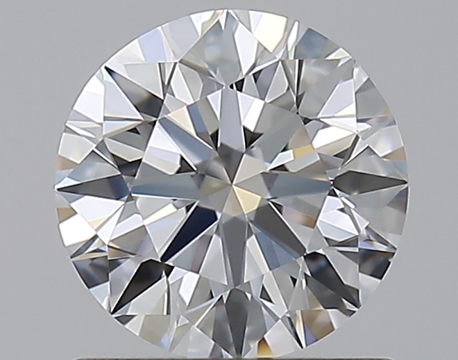 0.86 CaratE-VVS1 EX Cut Round Diamond