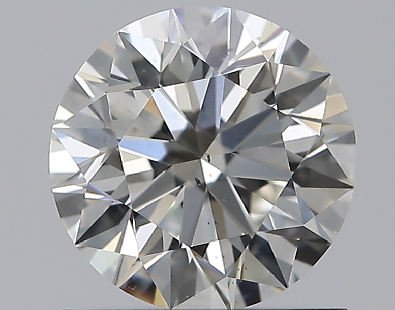 0.92 CaratJ-SI1 EX Cut Round Diamond