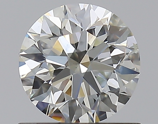 0.72 CaratJ-SI2 EX Cut Round Diamond