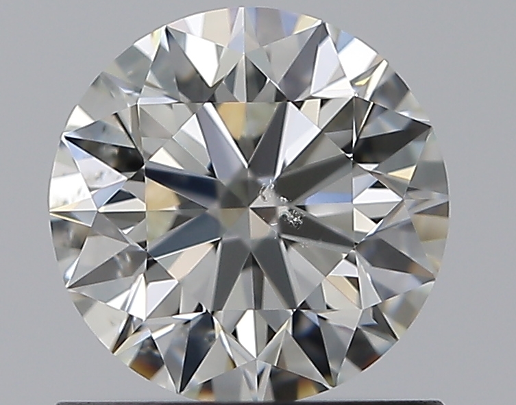 0.85 CaratJ-SI1 EX Cut Round Diamond