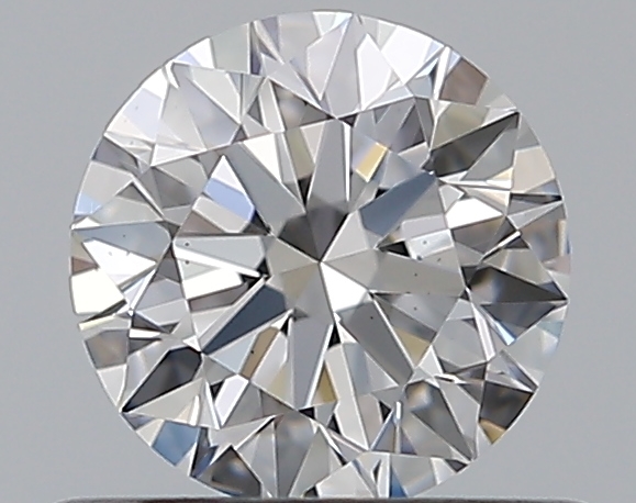 0.52 CaratD-VS2 EX Cut Round Diamond