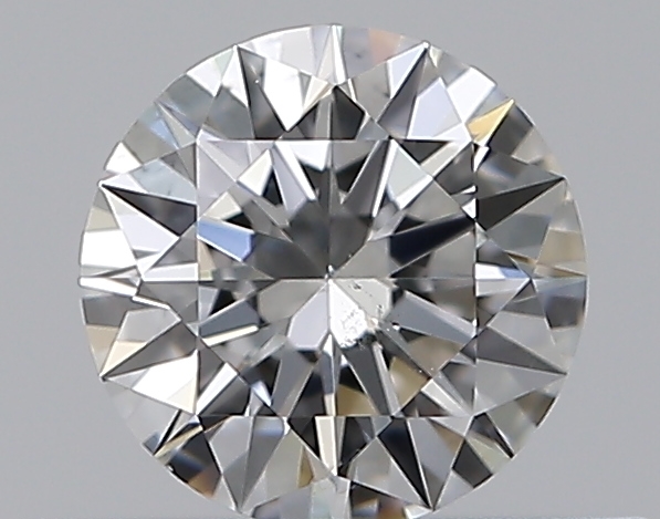 0.37 CaratF-SI1 EX Cut Round Diamond