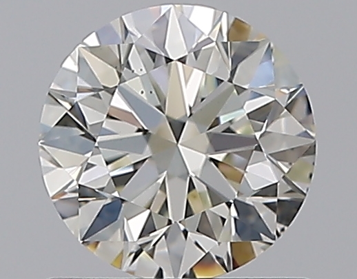 0.9 CaratJ-VS2 EX Cut Round Diamond