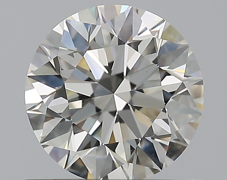 0.71 CaratJ-VS2 EX Cut Round Diamond