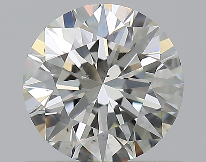 0.55 CaratJ-SI1 EX Cut Round Diamond