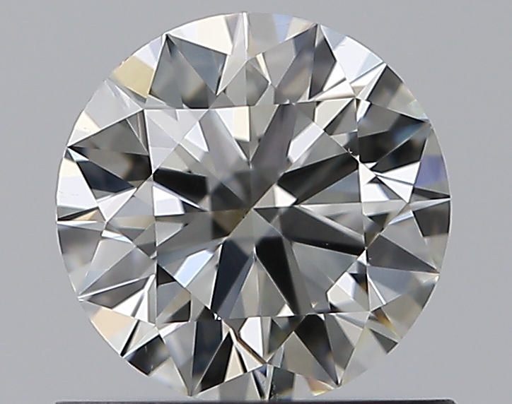 0.71 CaratJ-VS2 EX Cut Round Diamond